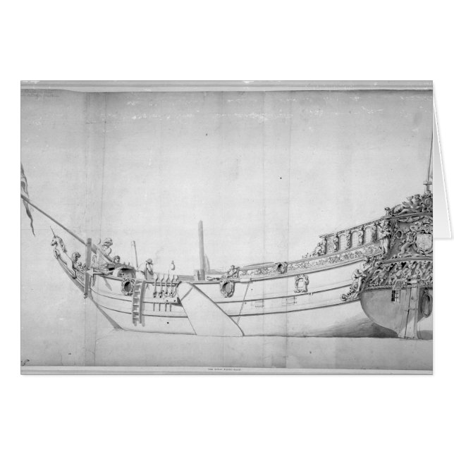 El yate real 'Mary (Anverso (Horizontal))