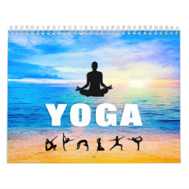 El yoga es el calendario del muro de la vida