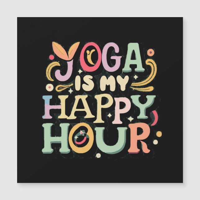 El yoga es mi hora feliz (Anverso)
