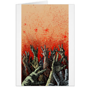 El zombi da la tarjeta