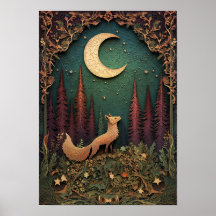El Zorro | Arte de primavera nocturna