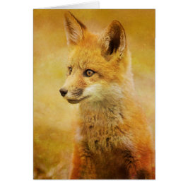 El zorro en la madera