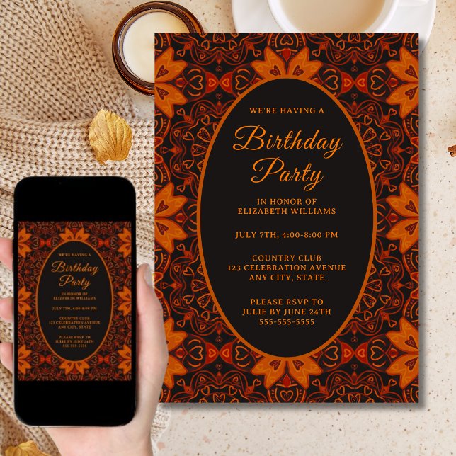 Elaborar invitación de fiesta de cumpleaños de Boh (Subido por el creador)