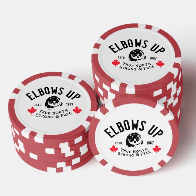 ¡Elbows Arriba! Fichas de póquer (Pila)