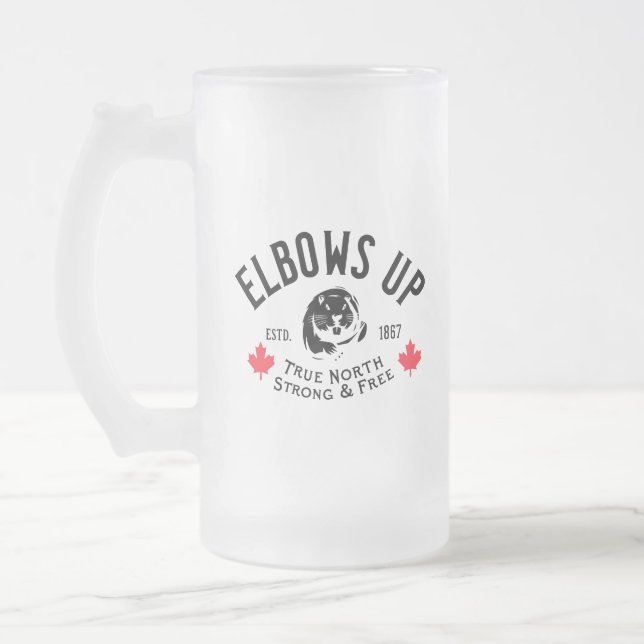 ¡Elbows Arriba! Jarra de cerveza (Izquierda)