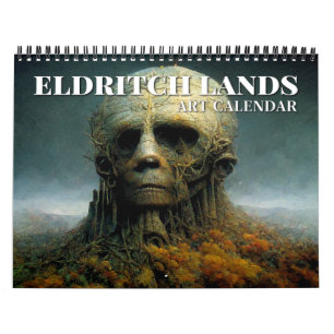 Eldritch Lands 2026 Calendario de arte de fantasía