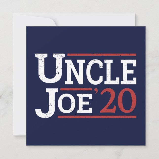 Elección 2020 - Tío Joe (Anverso)
