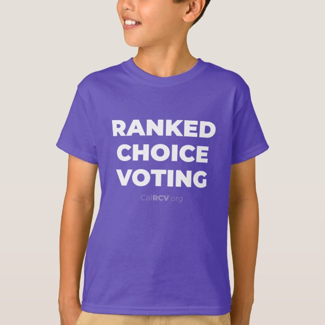 Elección de clasificación | CalRCV.org Camiseta (Anverso)