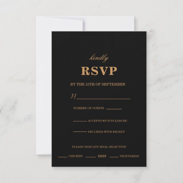 Elección de la carta de la carta de la invitación  (Anverso)
