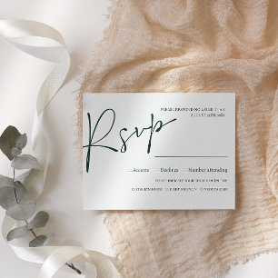 Elección de la COMIDA RSVP RSVP WEDDING con guión 