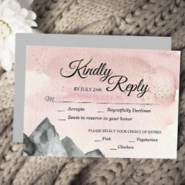 Elección de la tarjeta de respuesta a la montaña P