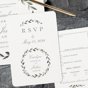 Elección de RSVP de RSVP de Rama de Olive