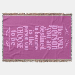 Elección motivacional lanzar manta