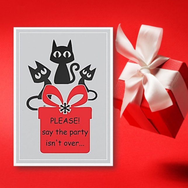 ¡Elección superior! Funny Cat Tema Tarjeta de cump (Subido por el creador)
