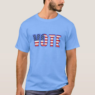 Elecciones de voto Camisa política