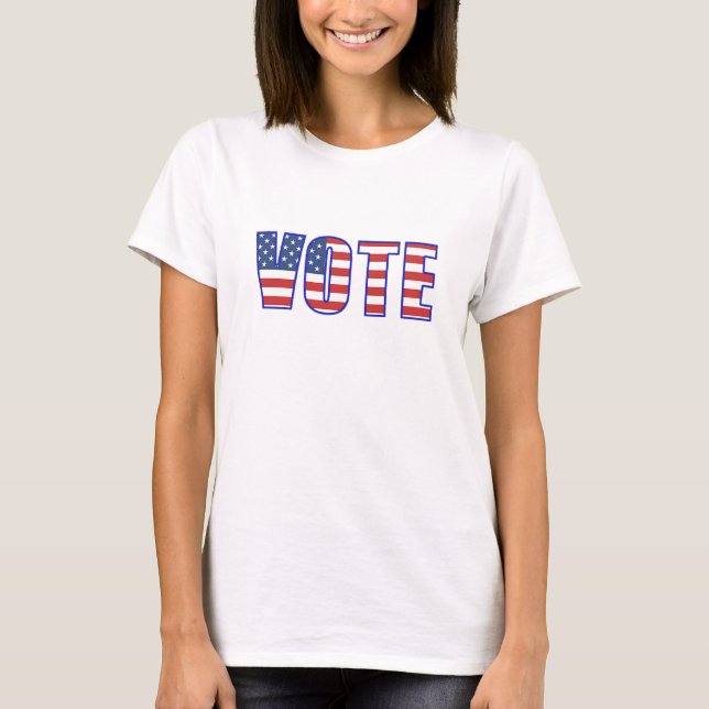 Elecciones de voto Camisa política (Anverso)