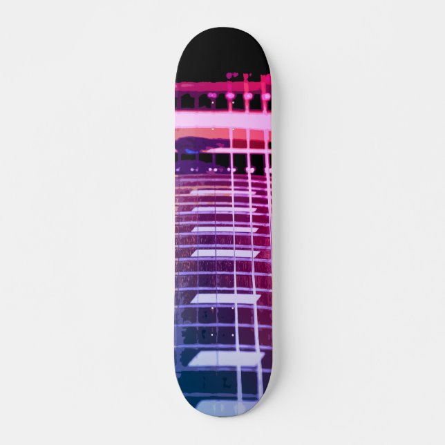 Electric Guitar Skateboard Deck Design (Anverso )