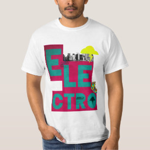 electro camiseta de la música