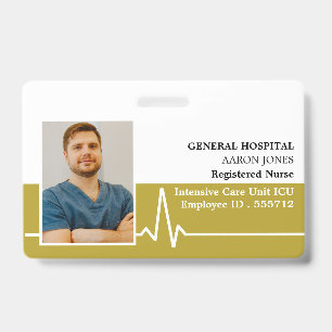 Electrocardiograma, Tarjeta de identificación médi