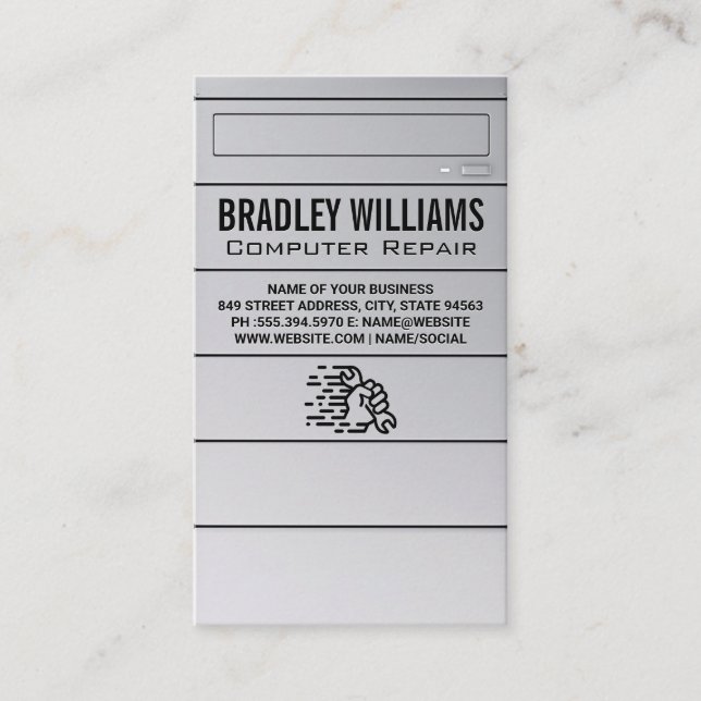 Electrónica de CPU | Llave en tarjeta de visita ma (Anverso)