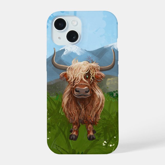 Electrónica de Vaca de las Tierras Altas (Reverso )