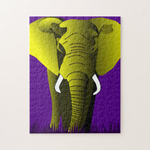 ELEFANT POP ART JIGSAW PUZZLE