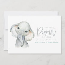 elefante acuático niño pequeño fiesta de ducha de 