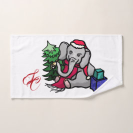Elefante adorable de Santa del navidad del
