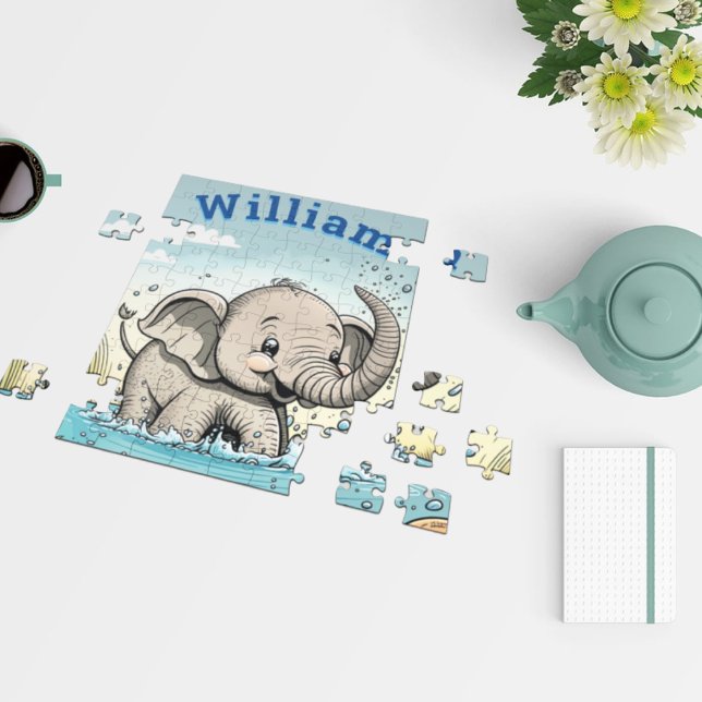 Elefante Adorable Nombre Rompecabezas (Subido por el creador)
