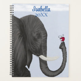 Elefante Adorable y Ladybug Cuaderno
