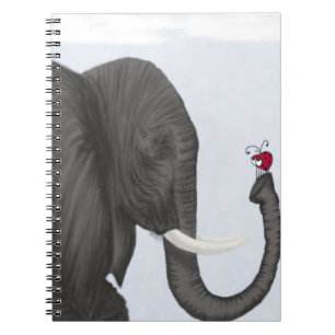 Elefante Adorable y Ladybug Cuaderno