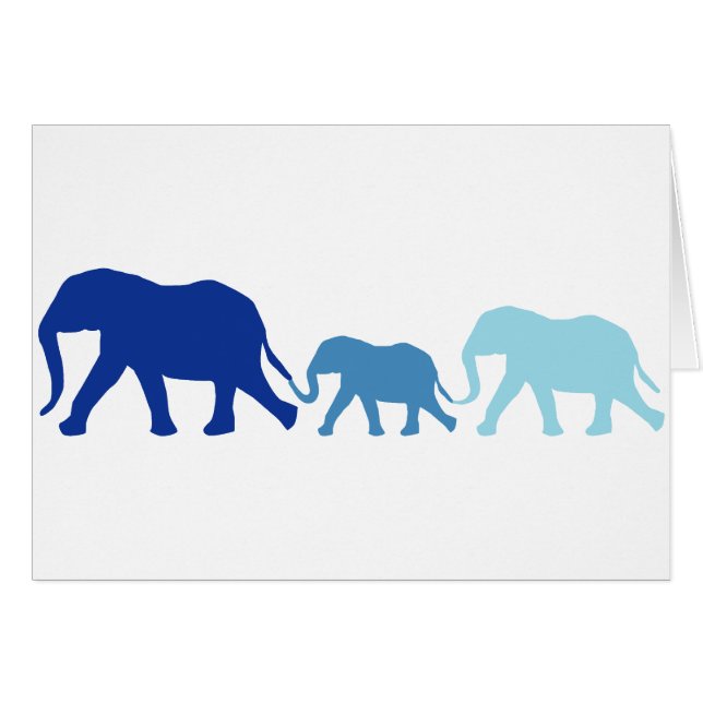 Elefante azul (Anverso (Horizontal))