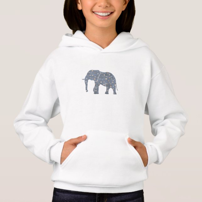Elefante azul con las estrellas del oro (Anverso)