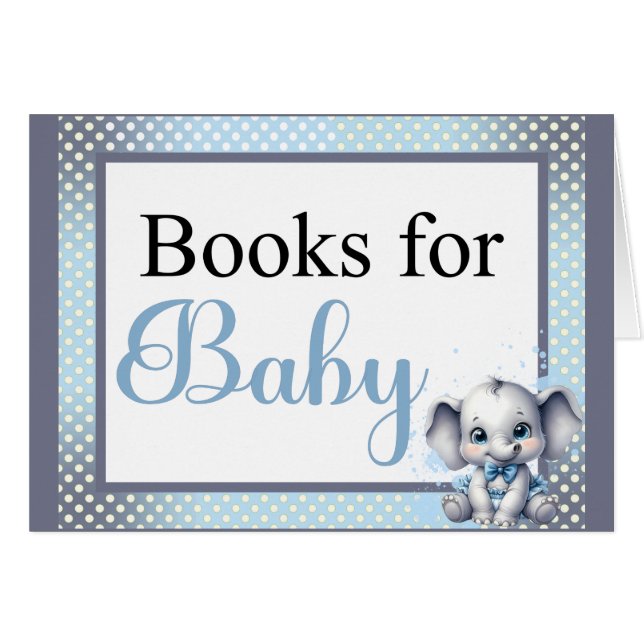 Elefante azul cúbico - Libros de cacahuete para be (Anverso (Horizontal))