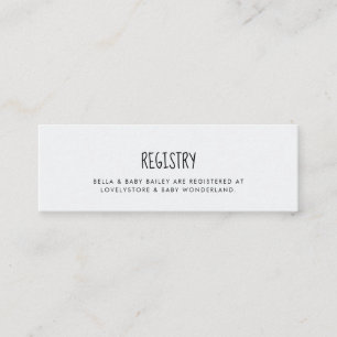 Elefante azul Inserción de tarjeta de registro de 