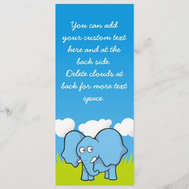 Elefante bebé (Anverso)