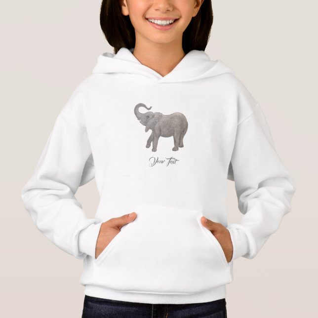 Elefante bebé blanco (Anverso)