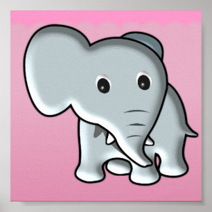 Elefante Bebé/ Decoración de Guardería