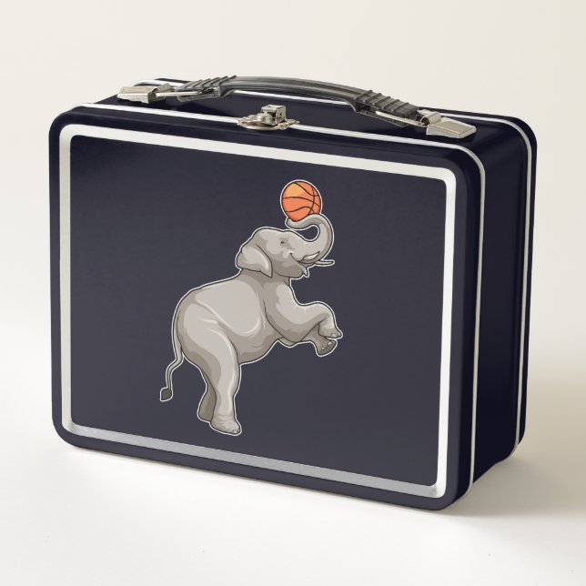 Elefante con baloncesto (Anverso)