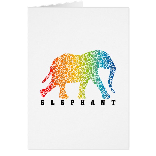 Elefante con colores (Frente)