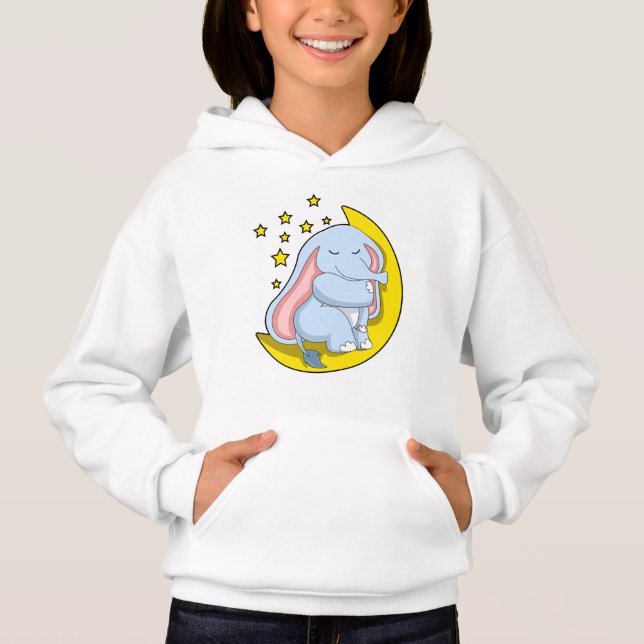 Elefante con luna y estrellas (Anverso)