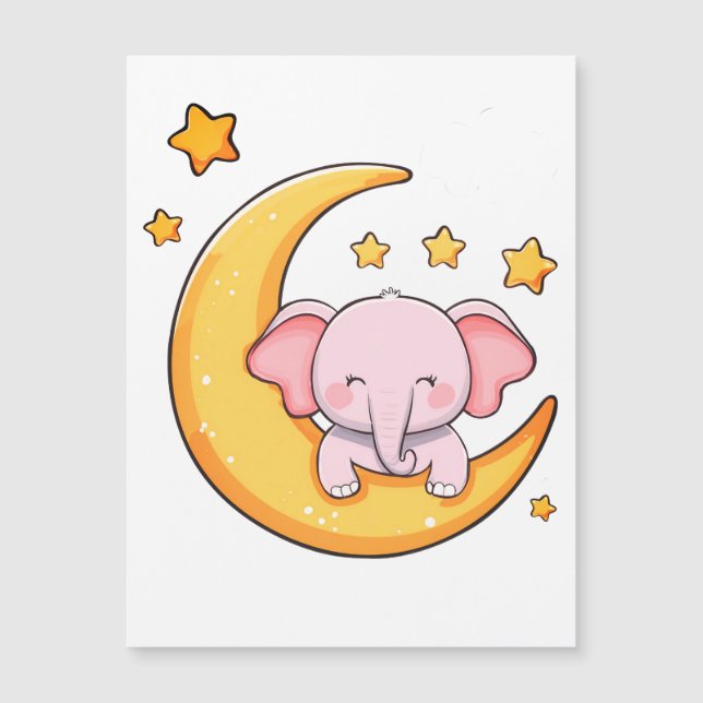 Elefante de bebé rosa (Anverso)