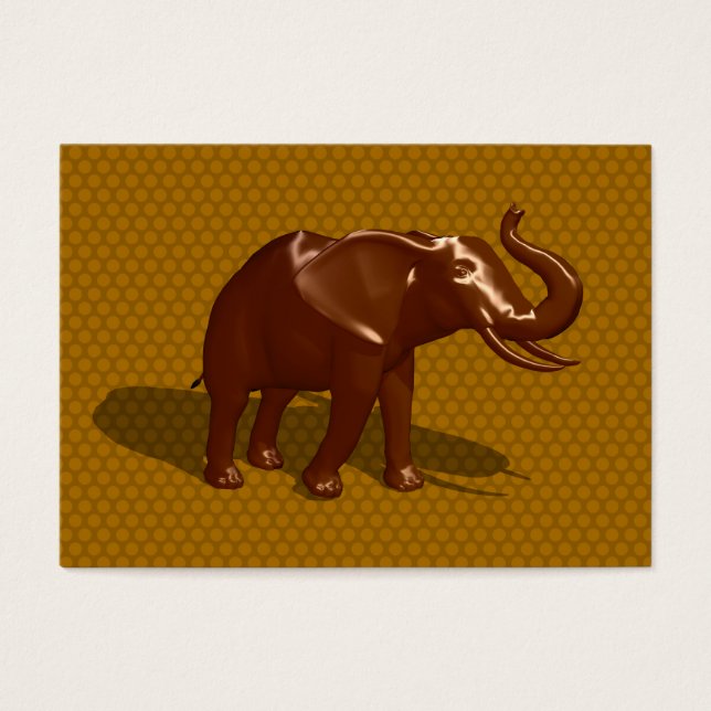 Elefante de chocolate (Frente)
