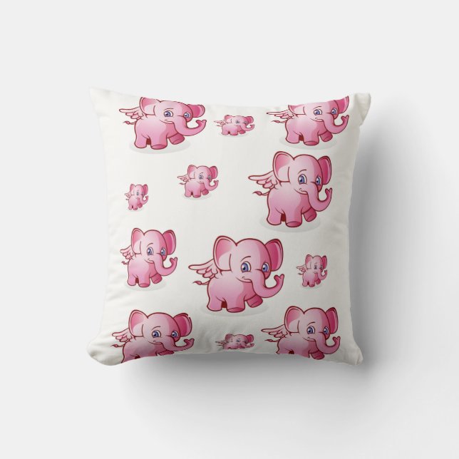 Elefante de Cojín decorativo (Anverso)