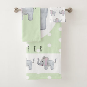 Elefante de color unisex puro Safari bebé/niño