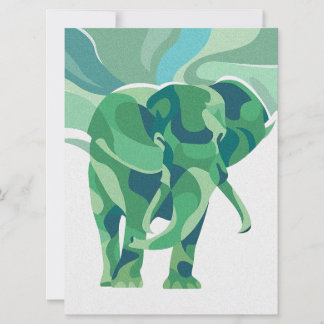 Elefante de época colorido |Un Pequeño Regalo Para