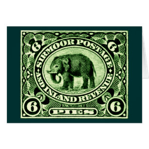 Elefante de los Estados del Príncipe Indio 1895