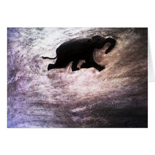 Elefante De Natación (Anverso (Horizontal))