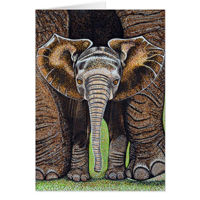 Elefante del bebé (Frente)