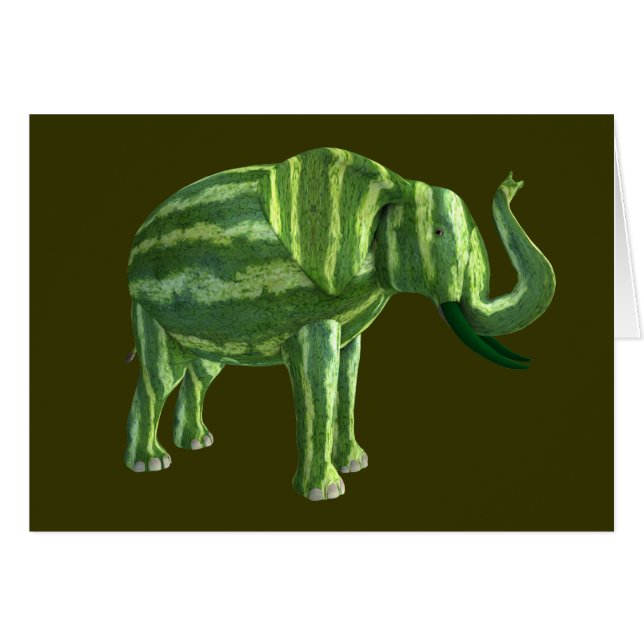 Elefante del Día Nacional de la sandía (Anverso (Horizontal))